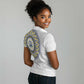 Cape Verde African Tribal Pattern Women Polo Shirt Chest Arm Tattoo