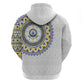 Cape Verde African Tribal Pattern Zip Hoodie Chest Arm Tattoo