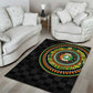 Ivory Coast African Tribal Pattern Area Rug Chest Arm Tattoo