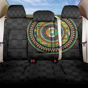 Ivory Coast African Tribal Pattern Back Car Seat Cover Chest Arm Tattoo