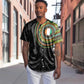 Ivory Coast African Tribal Pattern Baseball Jersey Chest Arm Tattoo