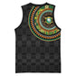 Ivory Coast African Tribal Pattern Basketball Jersey Chest Arm Tattoo - African Pride