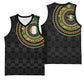 Ivory Coast African Tribal Pattern Basketball Jersey Chest Arm Tattoo - African Pride
