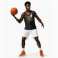 Ivory Coast African Tribal Pattern Basketball Jersey Chest Arm Tattoo - African Pride