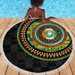Ivory Coast African Tribal Pattern Beach Blanket Chest Arm Tattoo