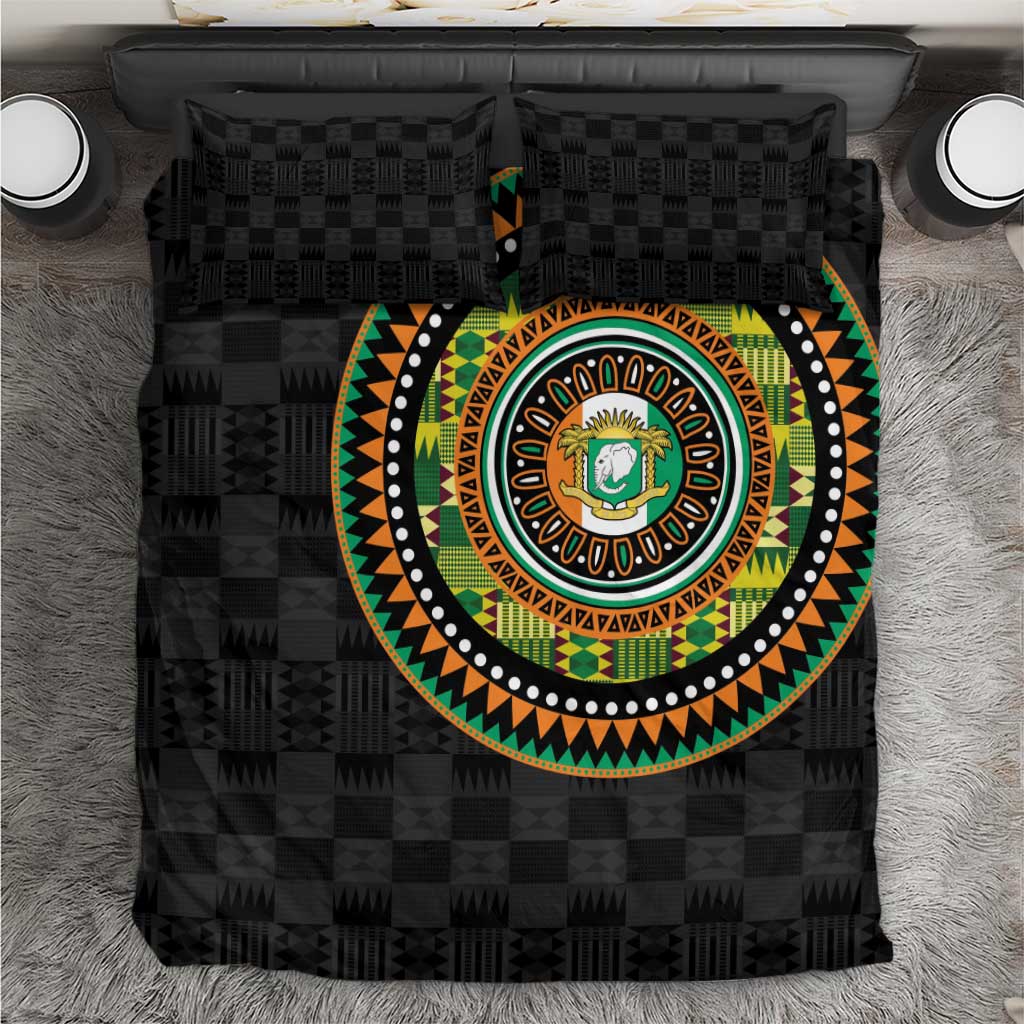Ivory Coast African Tribal Pattern Bedding Set Chest Arm Tattoo