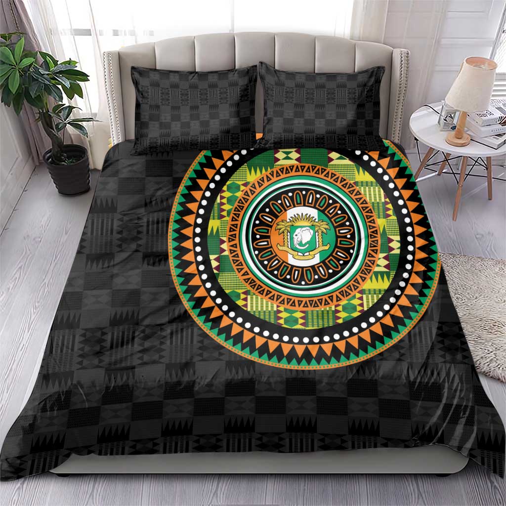 Ivory Coast African Tribal Pattern Bedding Set Chest Arm Tattoo
