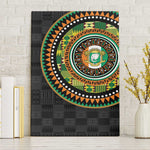 Ivory Coast African Tribal Pattern Canvas Wall Art Chest Arm Tattoo