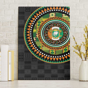 Ivory Coast African Tribal Pattern Canvas Wall Art Chest Arm Tattoo
