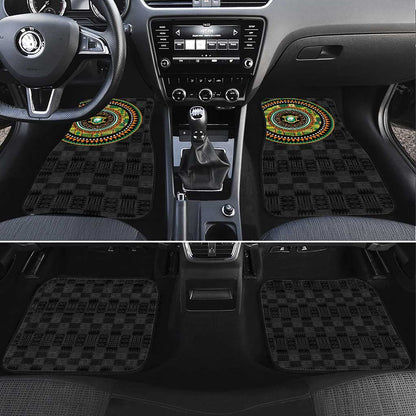 Ivory Coast African Tribal Pattern Car Mats Chest Arm Tattoo