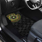 Ivory Coast African Tribal Pattern Car Mats Chest Arm Tattoo