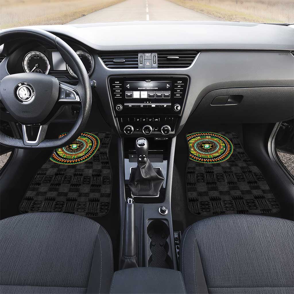 Ivory Coast African Tribal Pattern Car Mats Chest Arm Tattoo