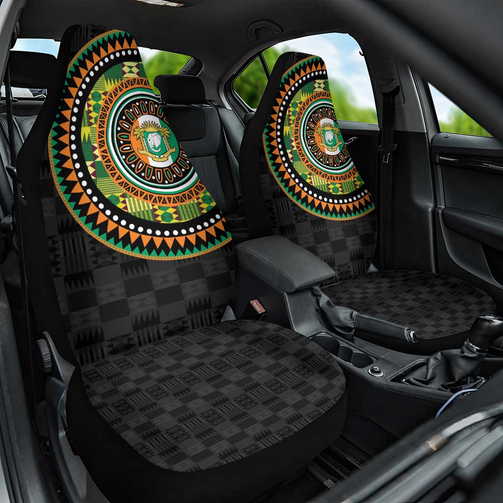 Ivory Coast African Tribal Pattern Car Seat Cover Chest Arm Tattoo