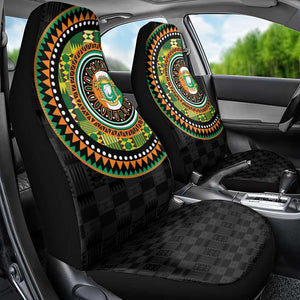 Ivory Coast African Tribal Pattern Car Seat Cover Chest Arm Tattoo
