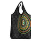 Ivory Coast African Tribal Pattern Grocery Bag Chest Arm Tattoo