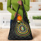 Ivory Coast African Tribal Pattern Grocery Bag Chest Arm Tattoo