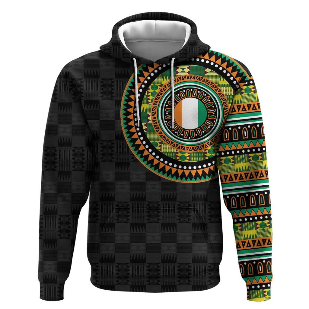 Ivory Coast African Tribal Pattern Hoodie Chest Arm Tattoo