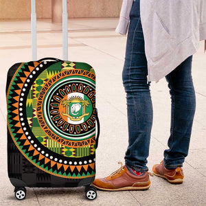 Ivory Coast African Tribal Pattern Luggage Cover Chest Arm Tattoo