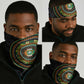 Ivory Coast African Tribal Pattern Neck Gaiter Chest Arm Tattoo LT15