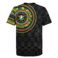 Ivory Coast African Tribal Pattern Rugby Jersey Chest Arm Tattoo