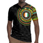 Ivory Coast African Tribal Pattern Rugby Jersey Chest Arm Tattoo