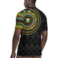 Ivory Coast African Tribal Pattern Rugby Jersey Chest Arm Tattoo