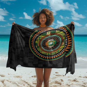 Ivory Coast African Tribal Pattern Sarong Chest Arm Tattoo