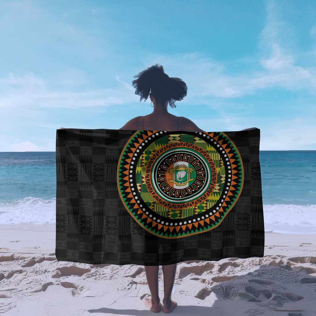Ivory Coast African Tribal Pattern Sarong Chest Arm Tattoo