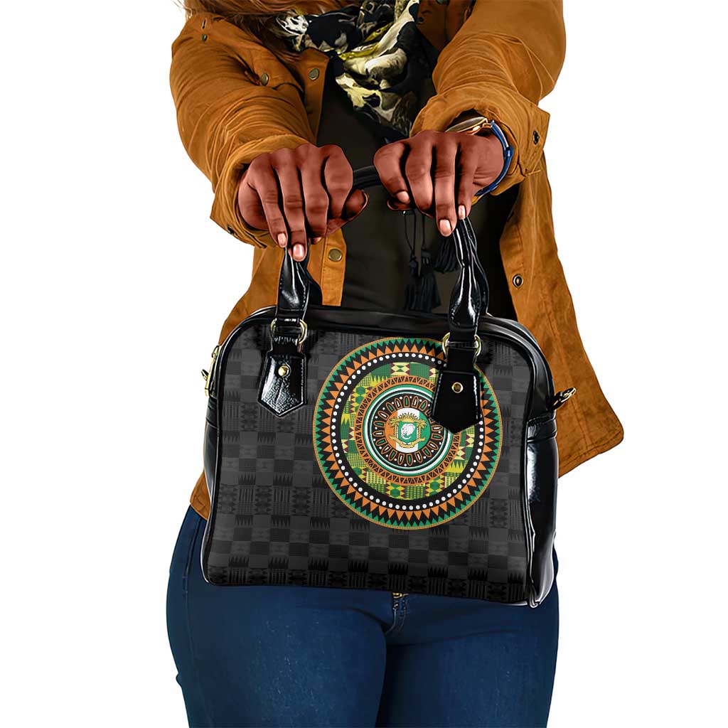 Ivory Coast African Tribal Pattern Shoulder Handbag Chest Arm Tattoo