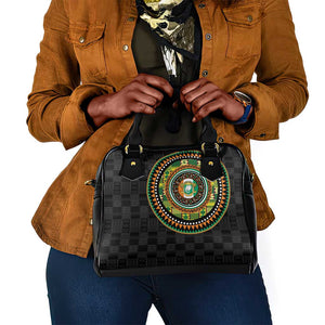Ivory Coast African Tribal Pattern Shoulder Handbag Chest Arm Tattoo