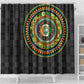 Ivory Coast African Tribal Pattern Shower Curtain Chest Arm Tattoo
