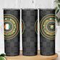 Ivory Coast African Tribal Pattern Skinny Tumbler Chest Arm Tattoo