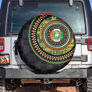 Ivory Coast African Tribal Pattern Spare Tire Cover Chest Arm Tattoo