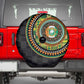 Ivory Coast African Tribal Pattern Spare Tire Cover Chest Arm Tattoo