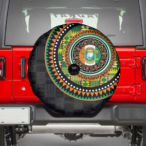 Ivory Coast African Tribal Pattern Spare Tire Cover Chest Arm Tattoo