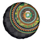 Ivory Coast African Tribal Pattern Spare Tire Cover Chest Arm Tattoo