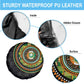 Ivory Coast African Tribal Pattern Spare Tire Cover Chest Arm Tattoo
