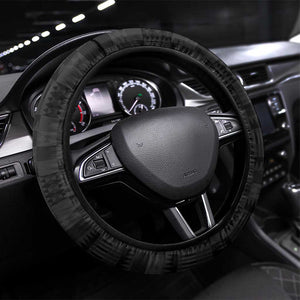 Ivory Coast African Tribal Pattern Steering Wheel Cover Chest Arm Tattoo