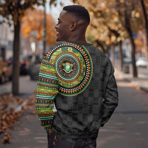 Ivory Coast African Tribal Pattern Sweatshirt Chest Arm Tattoo