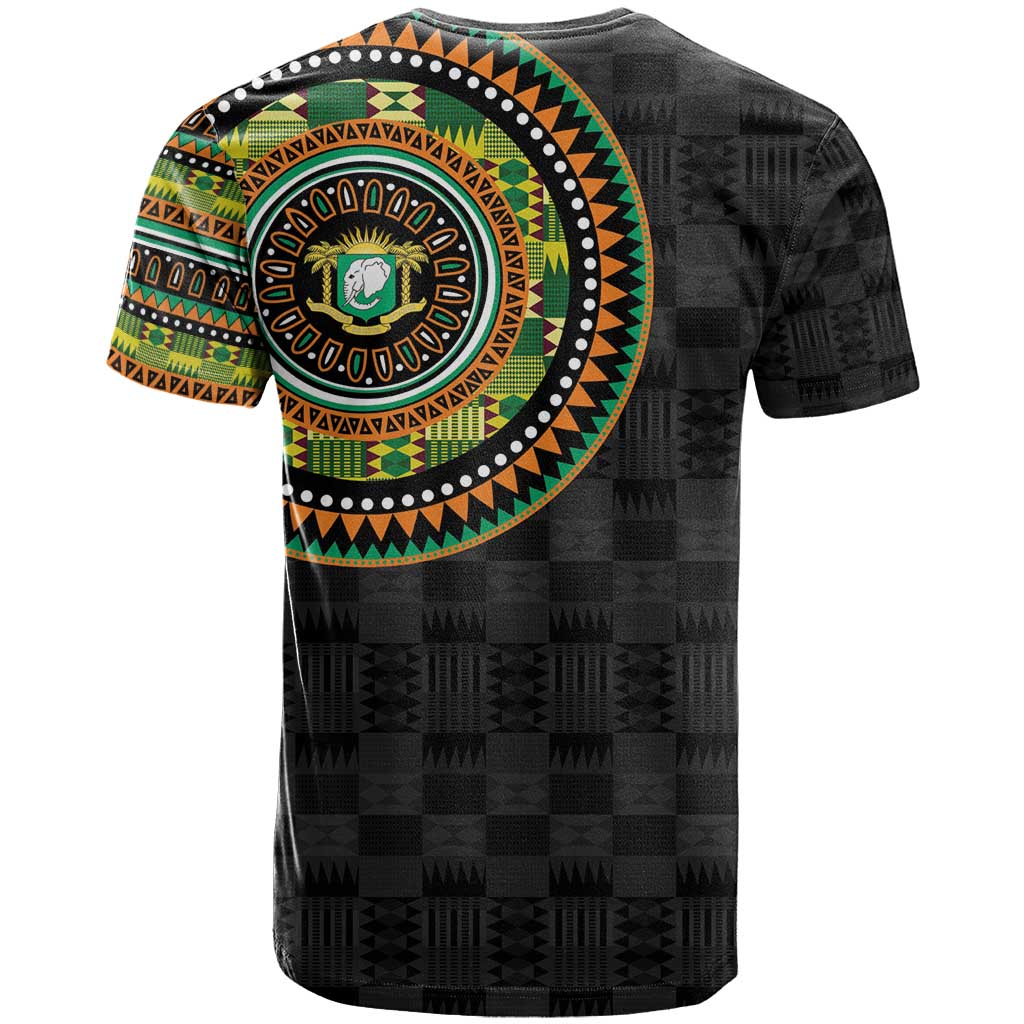 Ivory Coast African Tribal Pattern T shirt Chest Arm Tattoo