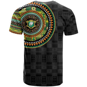 Ivory Coast African Tribal Pattern T shirt Chest Arm Tattoo
