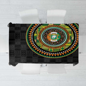 Ivory Coast African Tribal Pattern Tablecloth Chest Arm Tattoo