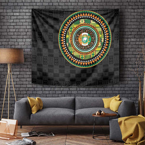 Ivory Coast African Tribal Pattern Tapestry Chest Arm Tattoo