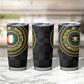 Ivory Coast African Tribal Pattern Tumbler Cup Chest Arm Tattoo