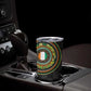 Ivory Coast African Tribal Pattern Tumbler Cup Chest Arm Tattoo