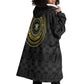 Ivory Coast African Tribal Pattern Wearable Blanket Hoodie Chest Arm Tattoo