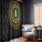 Ivory Coast African Tribal Pattern Window Curtain Chest Arm Tattoo