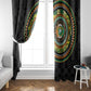 Ivory Coast African Tribal Pattern Window Curtain Chest Arm Tattoo