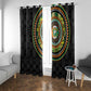 Ivory Coast African Tribal Pattern Window Curtain Chest Arm Tattoo