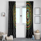 Ivory Coast African Tribal Pattern Window Curtain Chest Arm Tattoo